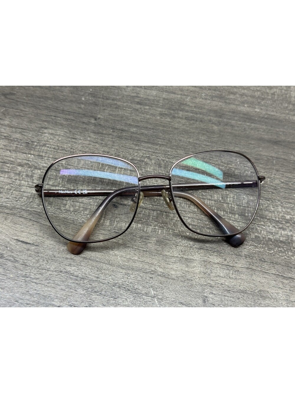 Max Mara MM5077-H 034 Brown Metal Optical Designer Eyeglasses Frames 56[]18-135